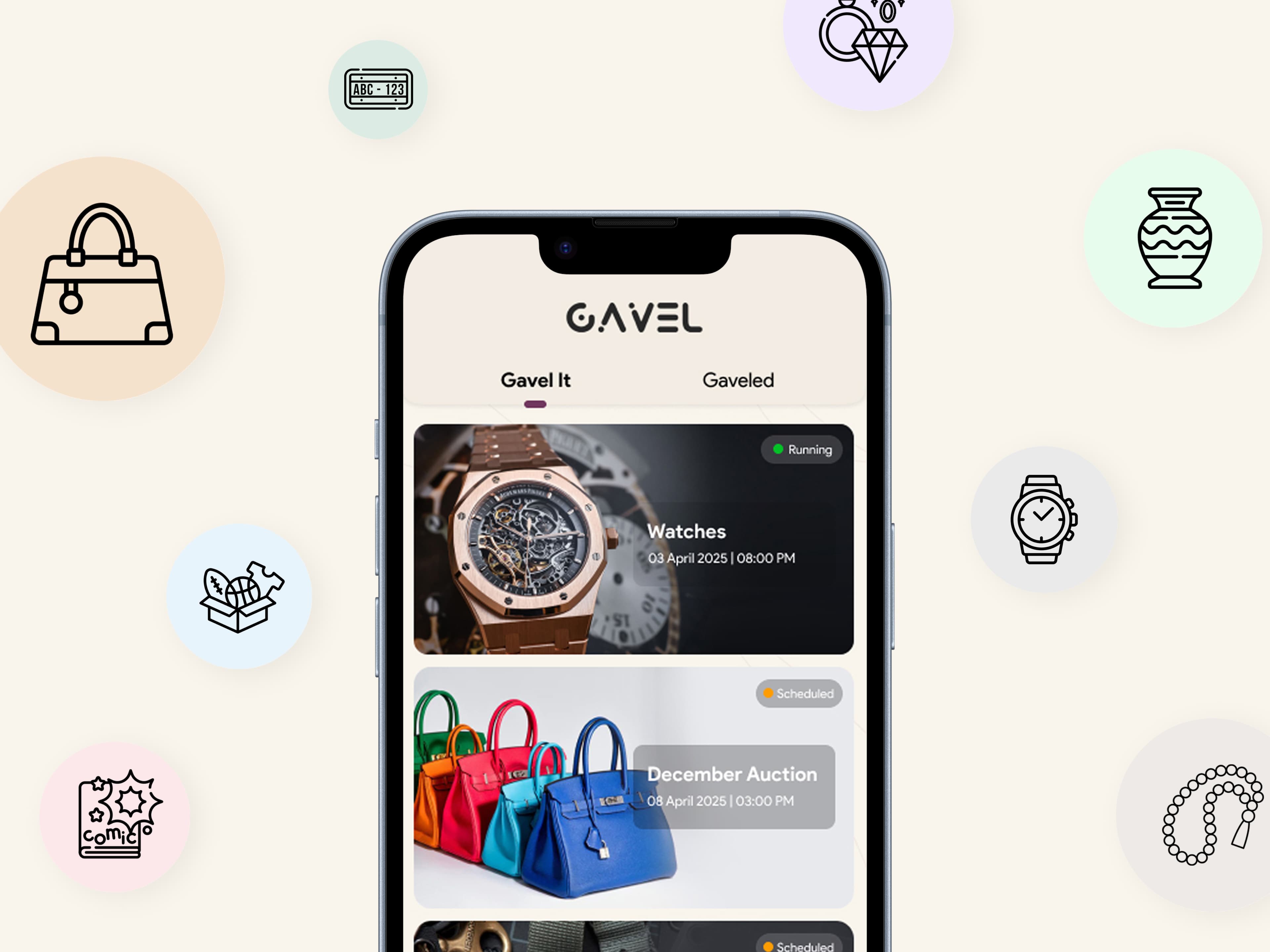 Luxury Auction & Live Bidding App for iOS & Android