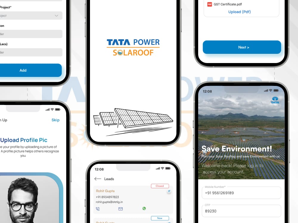 Enterprise B2B Channel Sales App for Tata Power Solar