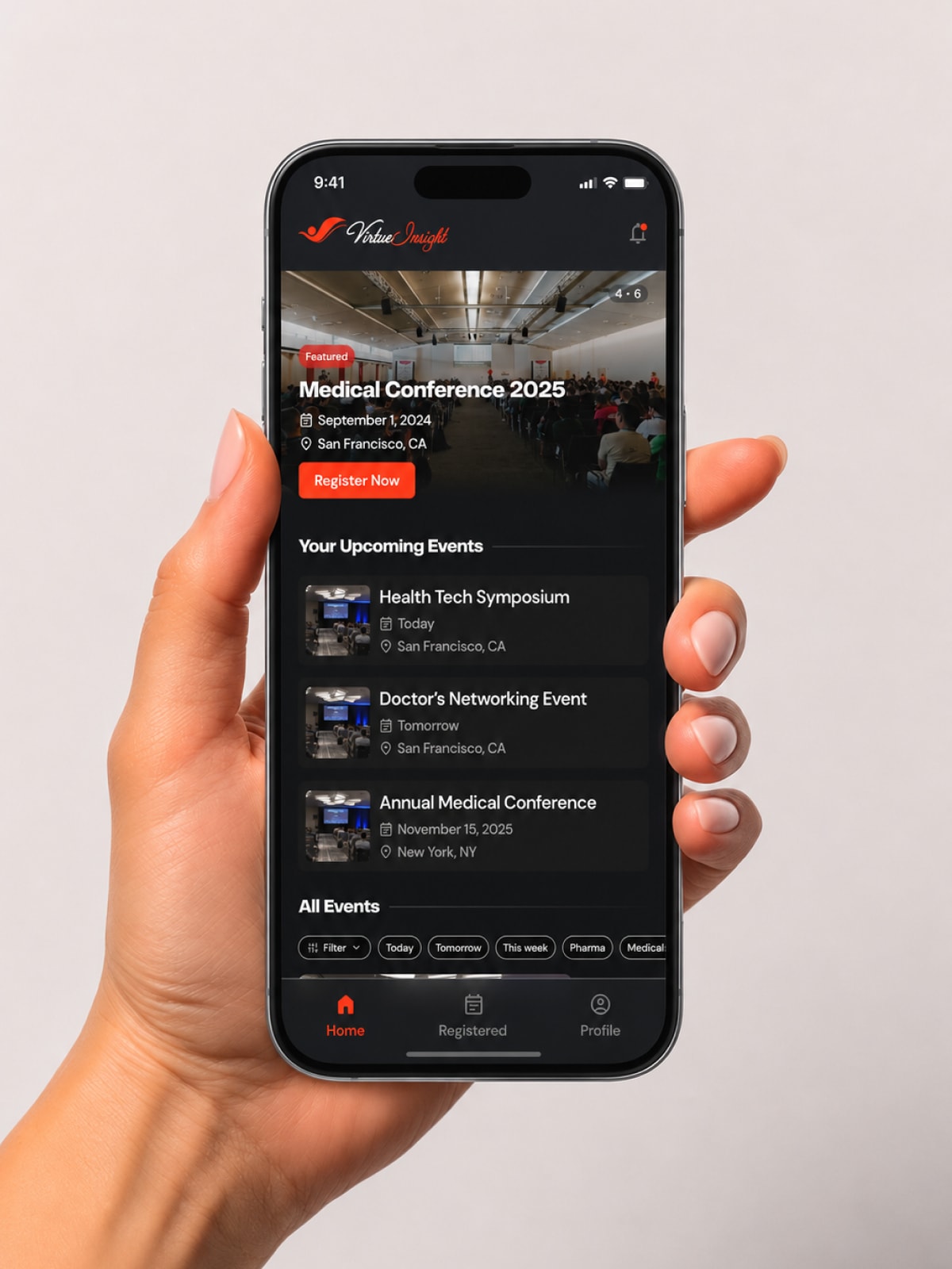 Enterprise Event App for a Conference Company